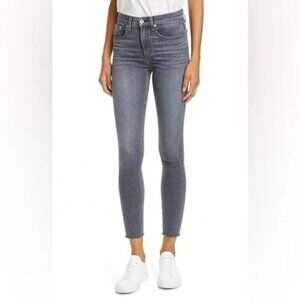 RAG & BONE Nina High Rise Ankle Skinny Jeans. Gray, Stretch. Sz 27, EUC